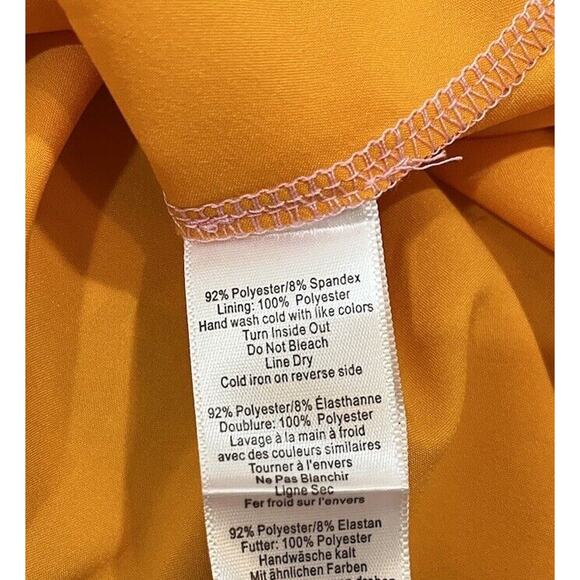 Rachel Antonoff Olivia Mesh Midi Dress Long Sleeve V-Neck Twist Front Size 26 - Picture 13 of 13